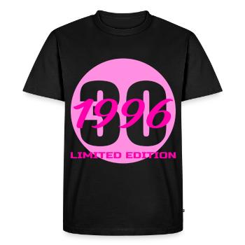 30 anniversaires 1996 Édition limitée - T-shirt Premium bio Homme - noir - Devant - Nico (187cm)