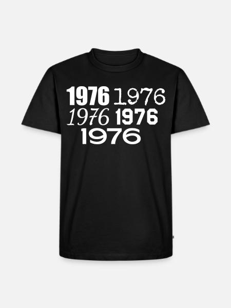 1976 - Men's Premium Organic T-Shirt - black