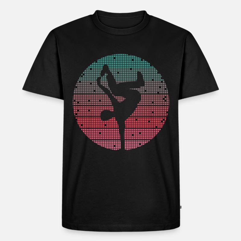 Breakdance Danse Breakdancer Breakdancer Rétro Breakdancer - T-shirt Premium bio Homme - noir