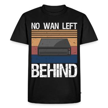 Funny Network Engineer - Men's Premium Organic T-Shirt - black - Front - Nico (187cm)