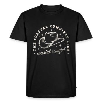 Fête de club de cowgirls côtières, esthétique western sombre - T-shirt Premium bio Homme - noir - Devant - Nico (187cm)