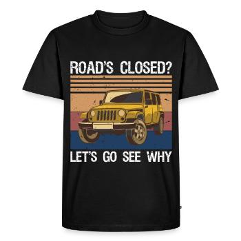 Offroad Racing Dad Off Roading Car - Men's Premium Organic T-Shirt - black - Front - Nico (187cm)