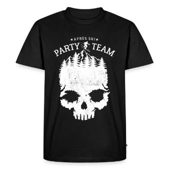 Après Ski Party Team, sports d’hiver, forfaits ski - T-shirt Premium bio Homme - noir - Devant - Nico (187cm)