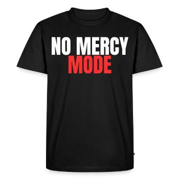 MODE SANS PITIÉ – Chemise de motivation de gym - T-shirt Premium bio Homme - noir - Devant - Nico (187cm)