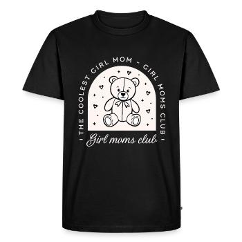 Club de mamans filles drôle le groupe de mères le plus cool - T-shirt Premium bio Homme - noir - Devant - Nico (187cm)