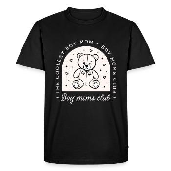 Club de mamans garçons drôle, le groupe de mères le plus cool - T-shirt Premium bio Homme - noir - Devant - Nico (187cm)