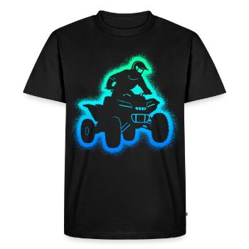 Quad ATV Quad Riders Enfants Garçons Hommes Tout-terrain - T-shirt Premium bio Homme - noir - Devant - Nico (187cm)