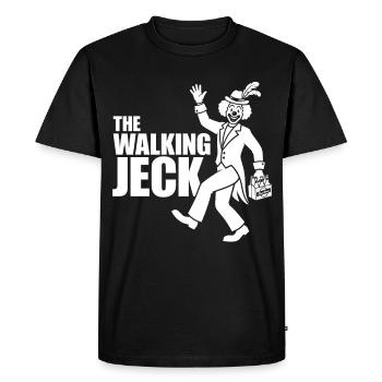 THE WALKING JECK – Funny Carnival Parody - Men's Premium Organic T-Shirt - black - Front - Nico (187cm)
