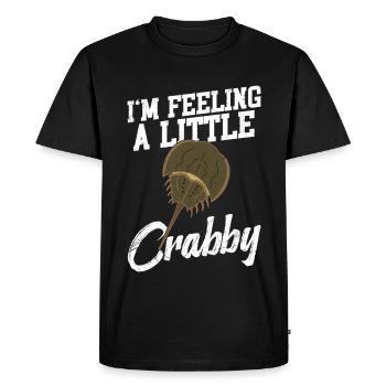  Horseshoe Crab Owner Biologist Chelicerate - Men's Premium Organic T-Shirt - black - Front - Nico (187cm)