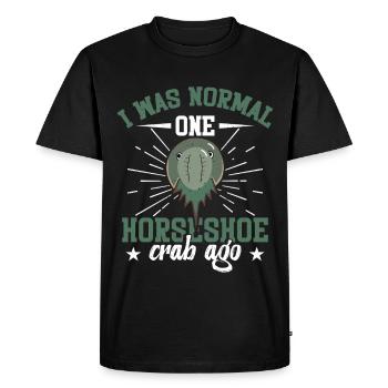 Arthropod Horseshoe Crab Stuffed Animal Encycloart - Men's Premium Organic T-Shirt - black - Front - Nico (187cm)