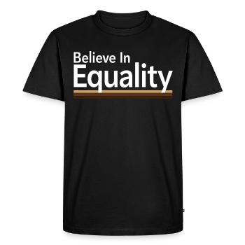 Déclaration de croyance en l’égalité Gleichberechtigung - T-shirt Premium bio Homme - noir - Devant - Nico (187cm)
