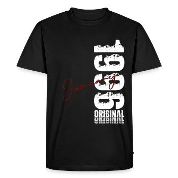 30e anniversaire Original janvier 1996 - T-shirt Premium bio Homme - noir - Devant - Nico (187cm)