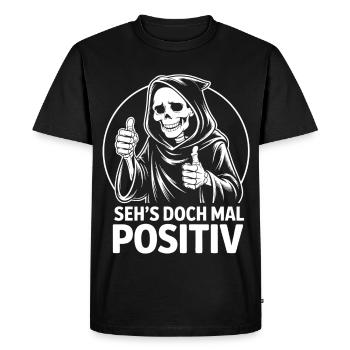 Pros: Grim Reaper - Men's Premium Organic T-Shirt - black - Front - Nico (187cm)