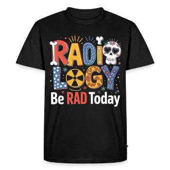 La radiologie est un RAD aujourd’hui - T-shirt Premium bio Homme - noir - Devant - Nico (187cm)