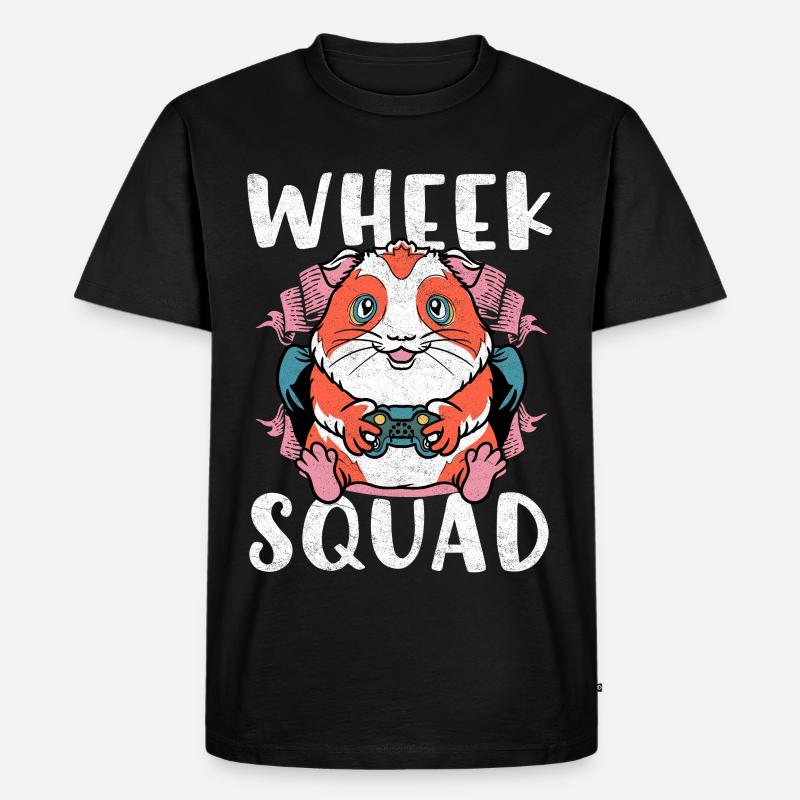 Woche Squad Hamster Gaming - Männer Premium Bio T-Shirt - Schwarz