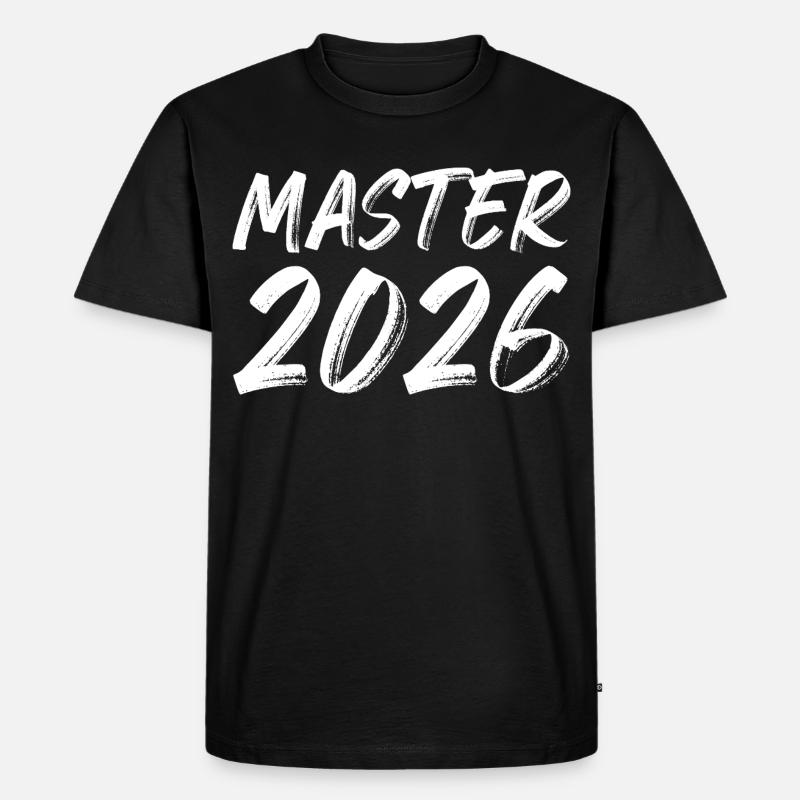 Master 2026 - Männer Premium Bio T-Shirt - Schwarz