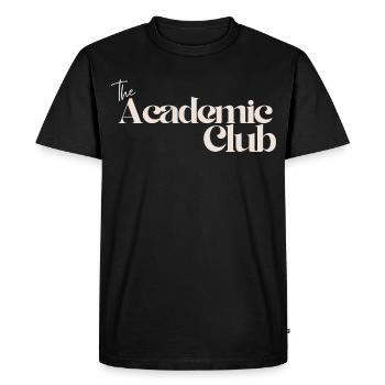 Le Club Académique Élèves de bonne note - T-shirt Premium bio Homme - noir - Devant - Nico (187cm)