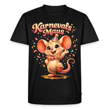 Carnival Mouse Costume – Carnival Outfit Cologne - Men's Premium Organic T-Shirt - black - Front - Nico (187cm)