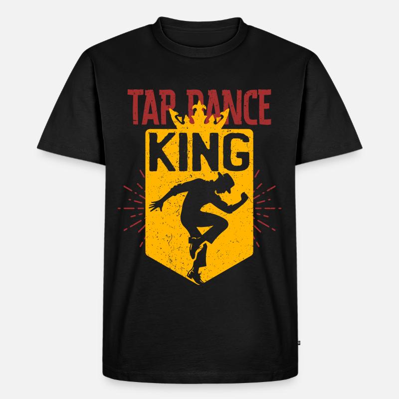 Stepptanz Stepptänzer Stepptänzerin Stepper - Männer Premium Bio T-Shirt - Schwarz
