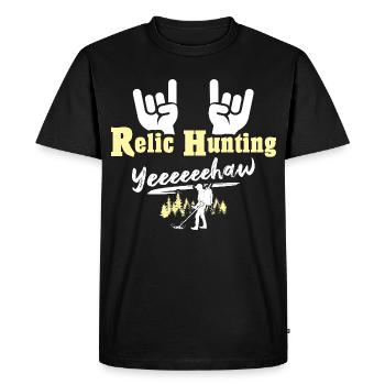 Relic Detector Metal Detector Probes - Men's Premium Organic T-Shirt - black - Front - Nico (187cm)