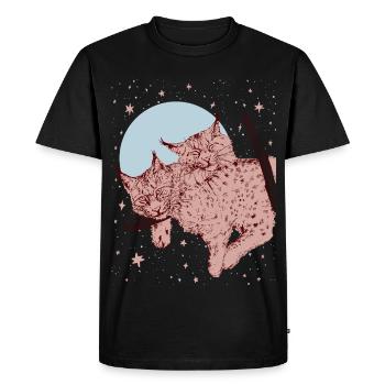 NOUS DANS UN AUTRE UNIVERS - T-shirt Premium bio Homme - noir - Devant - Nico (187cm)