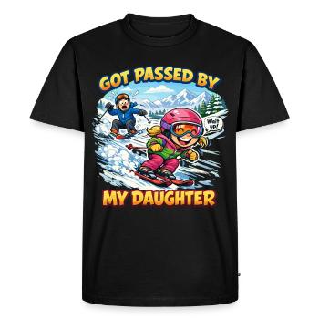 Fun Skiing Family Ski Trip Got Passed - Men's Premium Organic T-Shirt - black - Front - Nico (187cm)