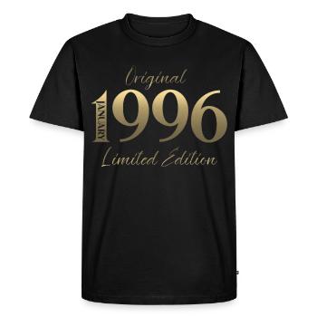 30e anniversaire Original janvier 1996 - T-shirt Premium bio Homme - noir - Devant - Nico (187cm)