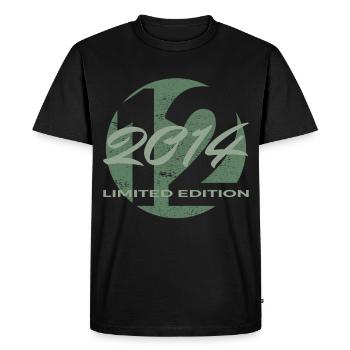 12th Birthday 2014 Boys and Girls Gift - Men's Premium Organic T-Shirt - black - Front - Nico (187cm)
