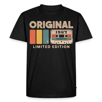Original 1967 Birthday 1967 Gift 1967 Retro - Men's Premium Organic T-Shirt - black - Front - Nico (187cm)