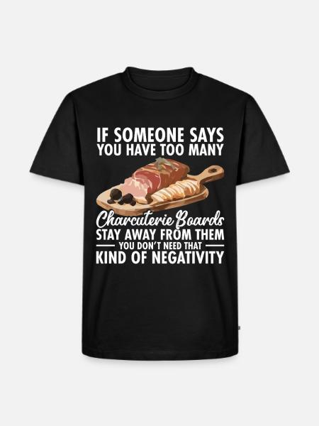  Charcuterie Lover Board Making Cheese Board - Men's Premium Organic T-Shirt - black