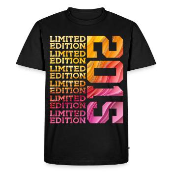ÉDITION LIMITÉE 2015 11 ANS 11E ANNIVERSAIRE - T-shirt Premium bio Homme - noir - Devant - Nico (187cm)
