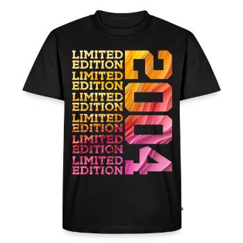 ÉDITION LIMITÉE 2004 22 ANS 22E ANNIVERSAIRE - T-shirt Premium bio Homme - noir - Devant - Nico (187cm)