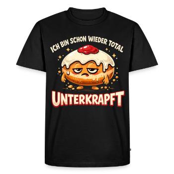 Costumes de carnaval de Kölsch Chemise de carnaval Femmes - T-shirt Premium bio Homme - noir - Devant - Nico (187cm)