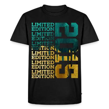 ÉDITION LIMITÉE 2015 11 ANS 11E ANNIVERSAIRE - T-shirt Premium bio Homme - noir - Devant - Nico (187cm)