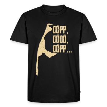 Île de Sylt DÖPP DODO DÖPP Wadden Mer Drôle - T-shirt Premium bio Homme - noir - Devant - Nico (187cm)