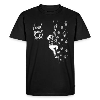 Femmes chemises de bloc – Trouvez vos marques - T-shirt Premium bio Homme - noir - Devant - Nico (187cm)
