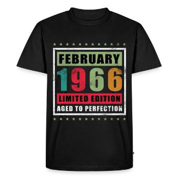 Février 1966 - Février 1966 Don - T-shirt Premium bio Homme - noir - Devant - Nico (187cm)