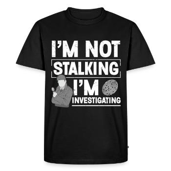 Insigne de costume d’observation Garde Soldat - T-shirt Premium bio Homme - noir - Devant - Nico (187cm)