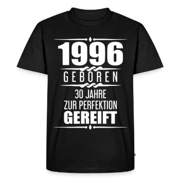 1996 30 ans de cadeau d’anniversaire pour le 30e anniversaire - T-shirt Premium bio Homme - noir - Devant - Nico (187cm)