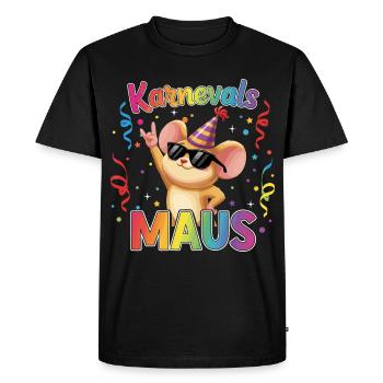 Carnival Mouse Cologne Carnival Rock Gift - Men's Premium Organic T-Shirt - black - Front - Nico (187cm)