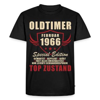 Février 1966 - Février 1966 Don - T-shirt Premium bio Homme - noir - Devant - Nico (187cm)