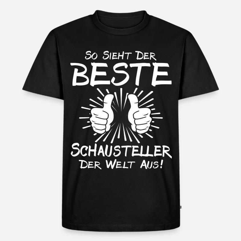 Bester Schausteller - Männer Premium Bio T-Shirt - Schwarz