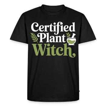 Spécialiste clinique en botanique spécialisé en vêtements - T-shirt Premium bio Homme - noir - Devant - Nico (187cm)