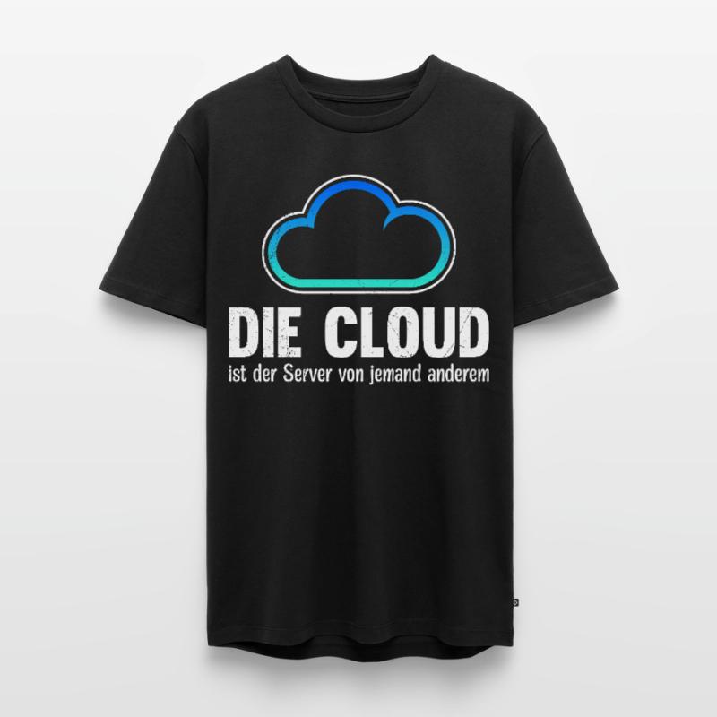Coder DIE CLOUD IST DER SERVER VON JEMANDE ANDREN Männer Premium Bio T-Shirt