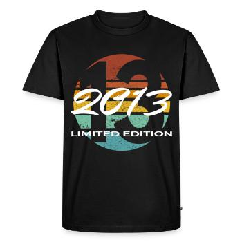 13e anniversaire 2013 cadeau garçons et filles - T-shirt Premium bio Homme - noir - Devant - Nico (187cm)