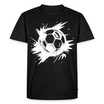 Football Street Art - T-shirt Premium bio Homme - noir - Devant - Nico (187cm)