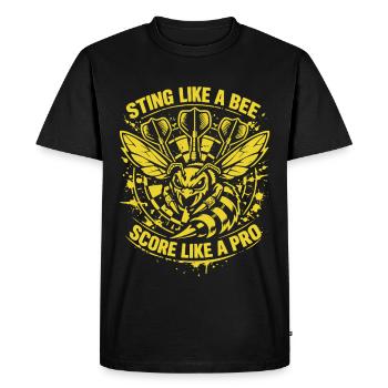 Pique comme une abeille | Ally Pally Darts Pro - T-shirt Premium bio Homme - noir - Devant - Nico (187cm)