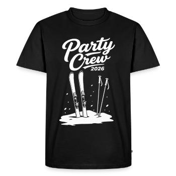 Groupe de Ski Après-Ski Party 2026 - T-shirt Premium bio Homme - noir - Devant - Nico (187cm)