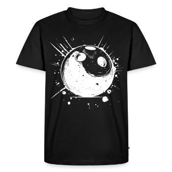 Croquis de bowling - T-shirt Premium bio Homme - noir - Devant - Nico (187cm)