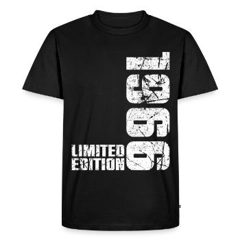 60ème Anniversaire Homme Femme 60 ans 1966 Cadeau - T-shirt Premium bio Homme - noir - Devant - Nico (187cm)